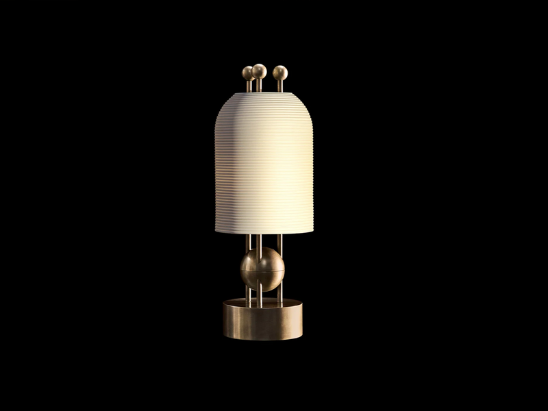 LANTERN TABLE LAMP H25.5” x Ø9"