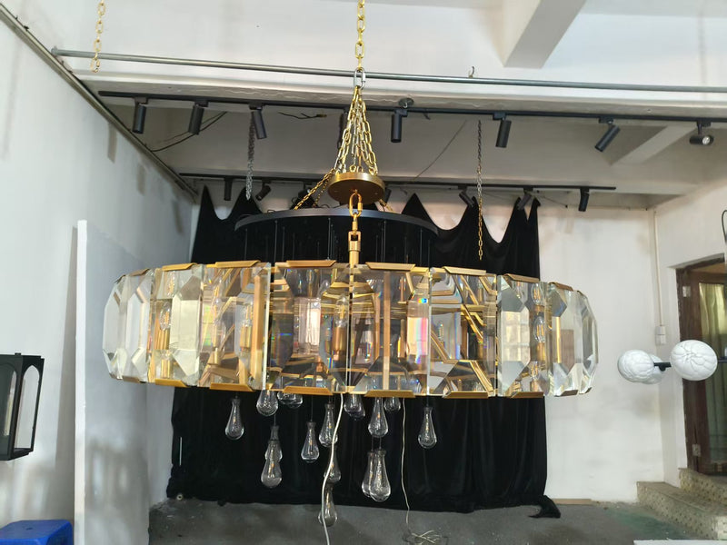 Harley Crystal Round Chandelier 43''