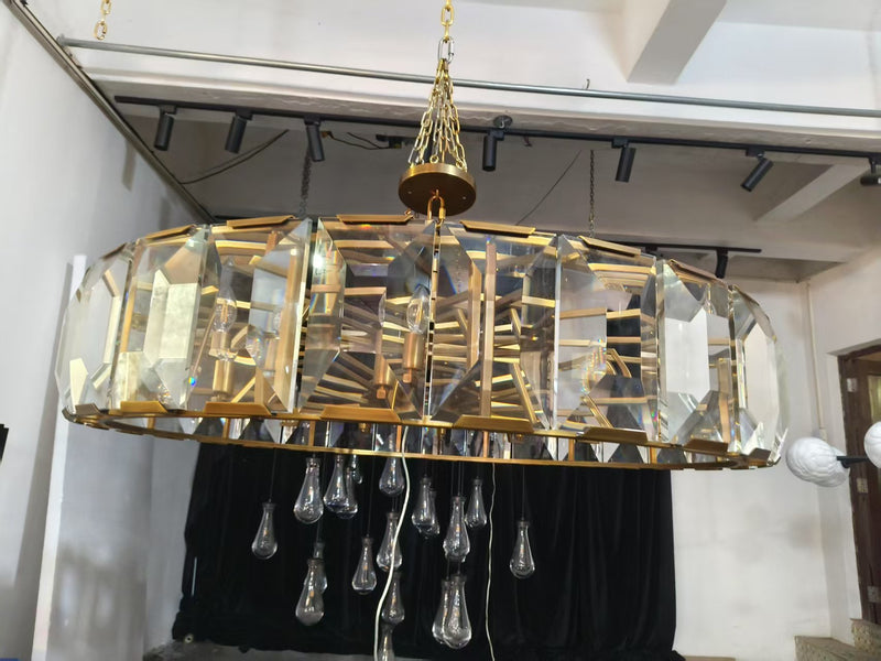 Harley Crystal Round Chandelier 43''