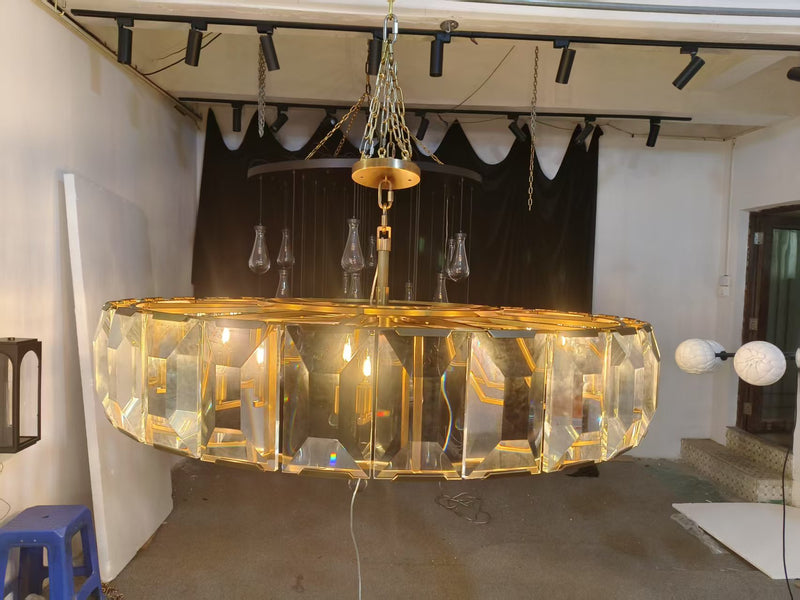 Harley Crystal Round Chandelier 43''