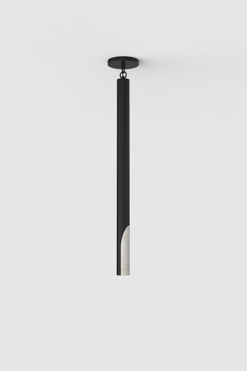 Siena Alabaster Pendant V1 BLK