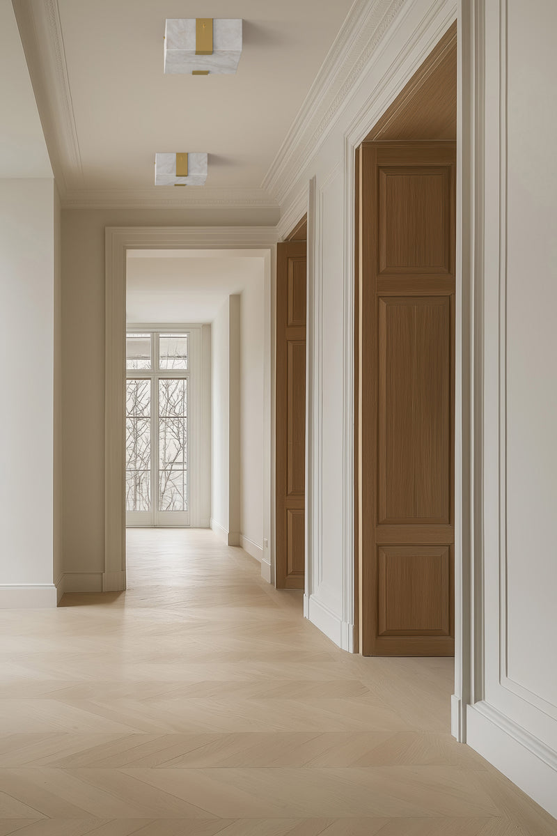 Ponti Alabaster Flush Mount 2C BB