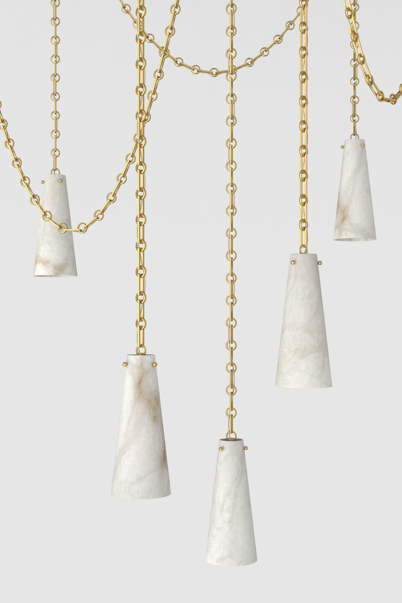 Lucca Alabaster Chandelier 7 BB