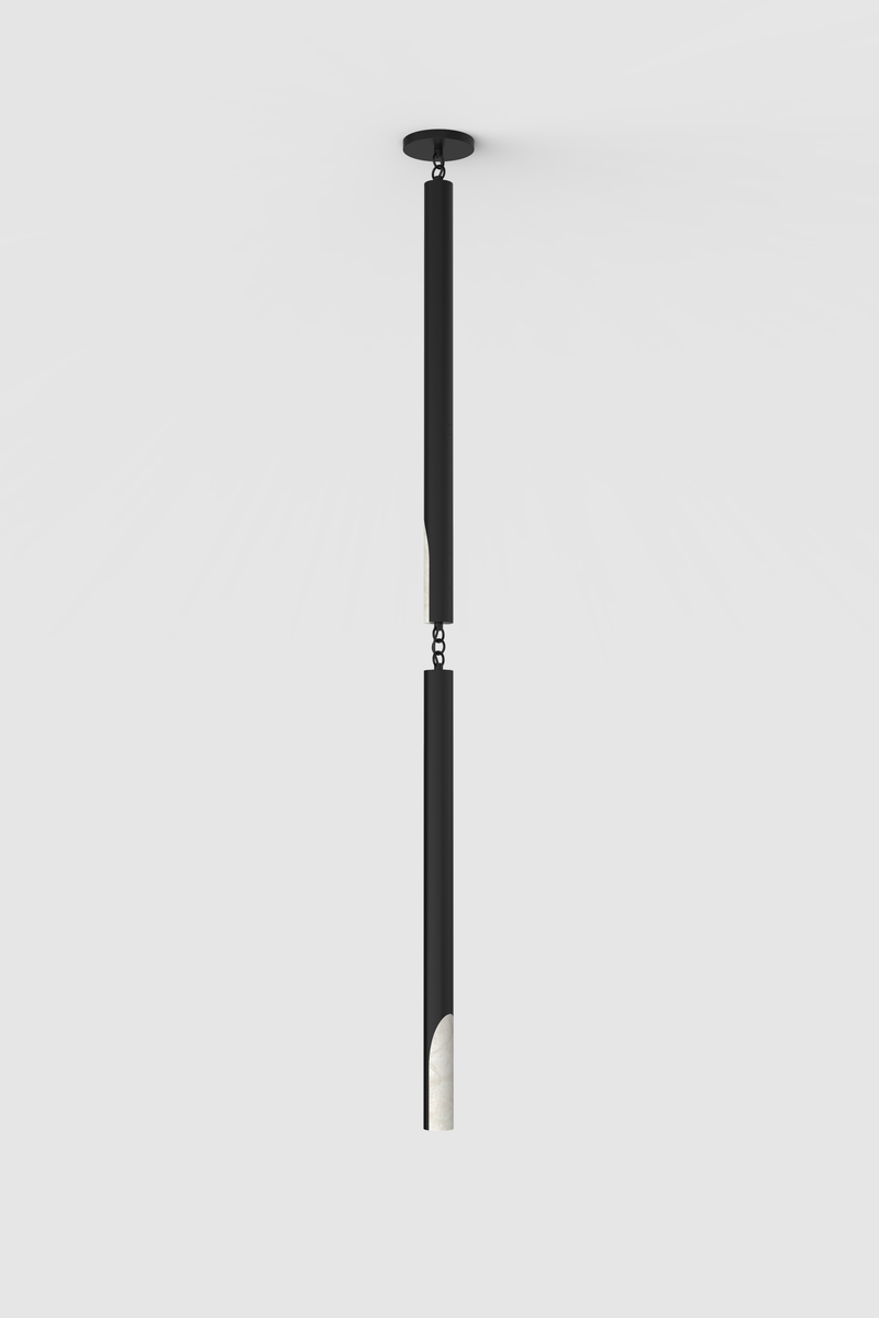 Siena Alabaster Pendant V2 BLK