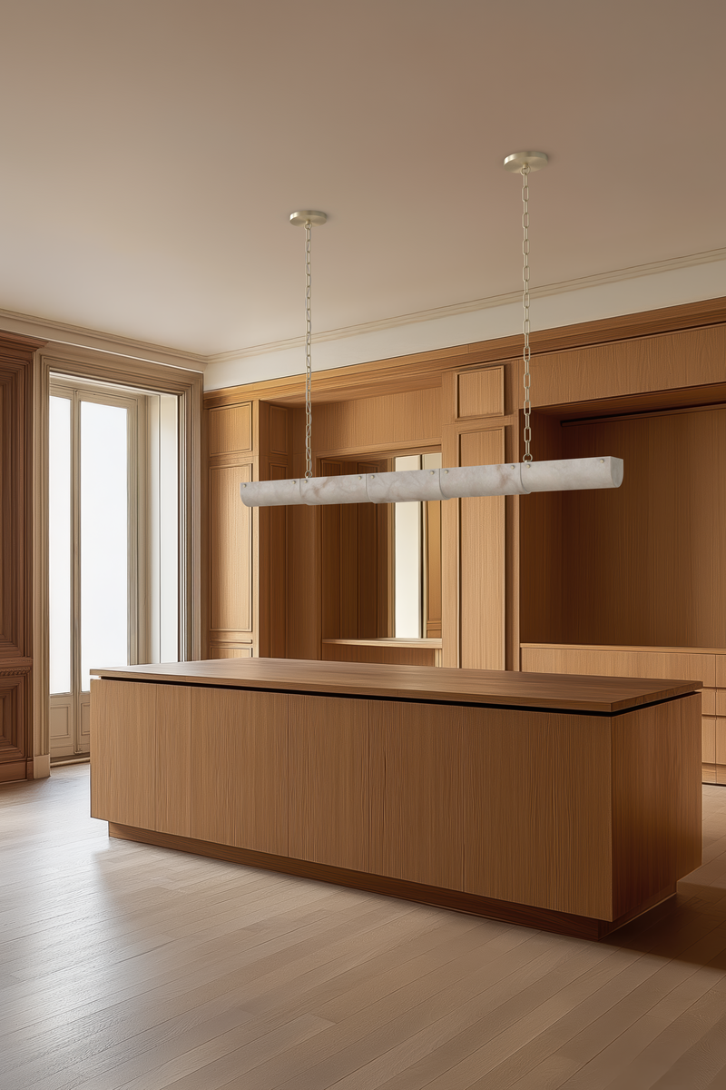Nova Alabaster Chandelier BN