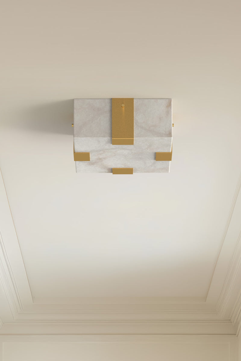 Ponti Alabaster Flush Mount 4C BB