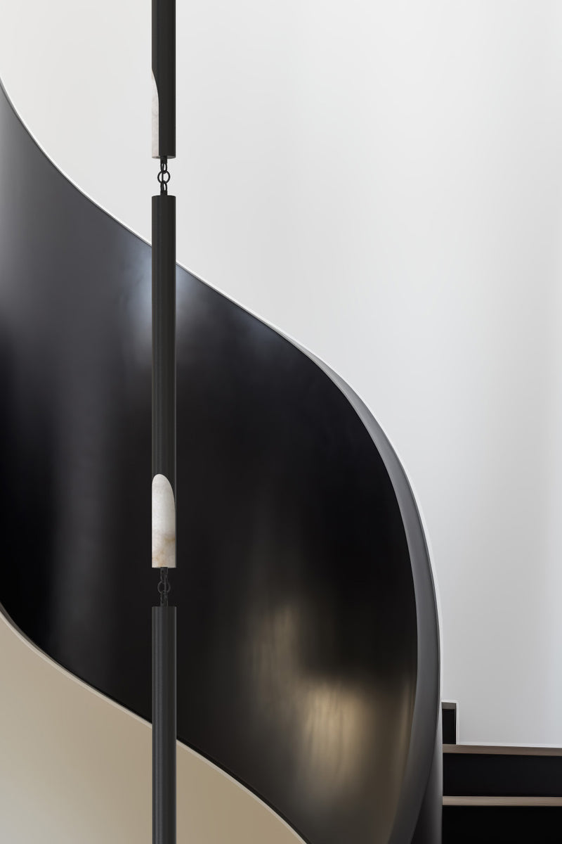 Siena Alabaster Pendant V3 BLK