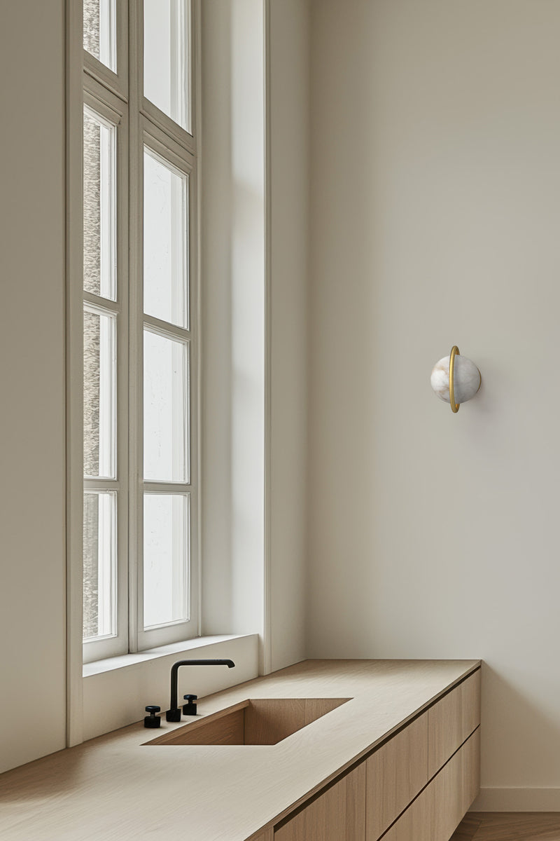 Trento Alabaster Sconce BB