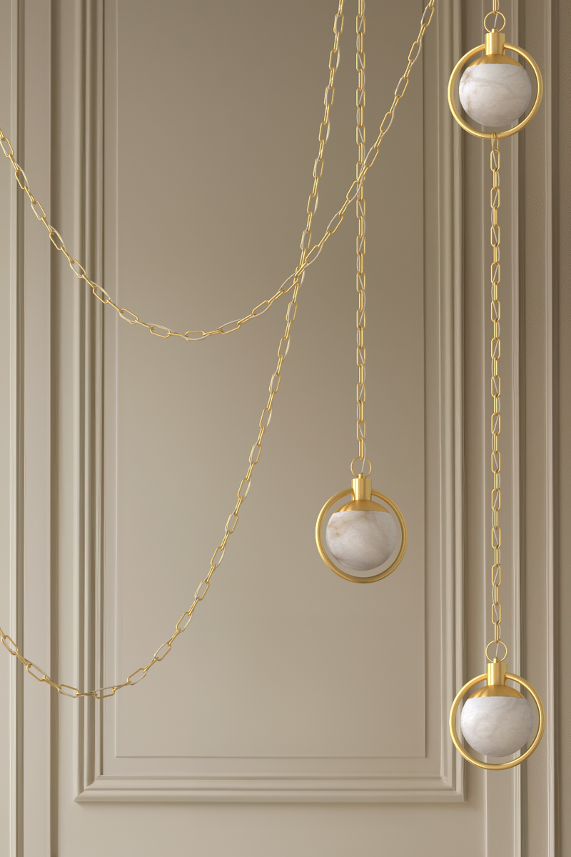 Trento Alabaster Chandelier 4 BB
