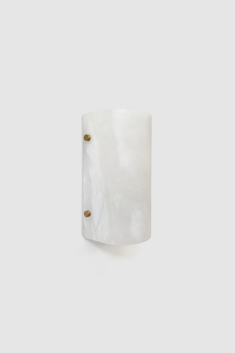 Domo Alabaster Half Sconce BB