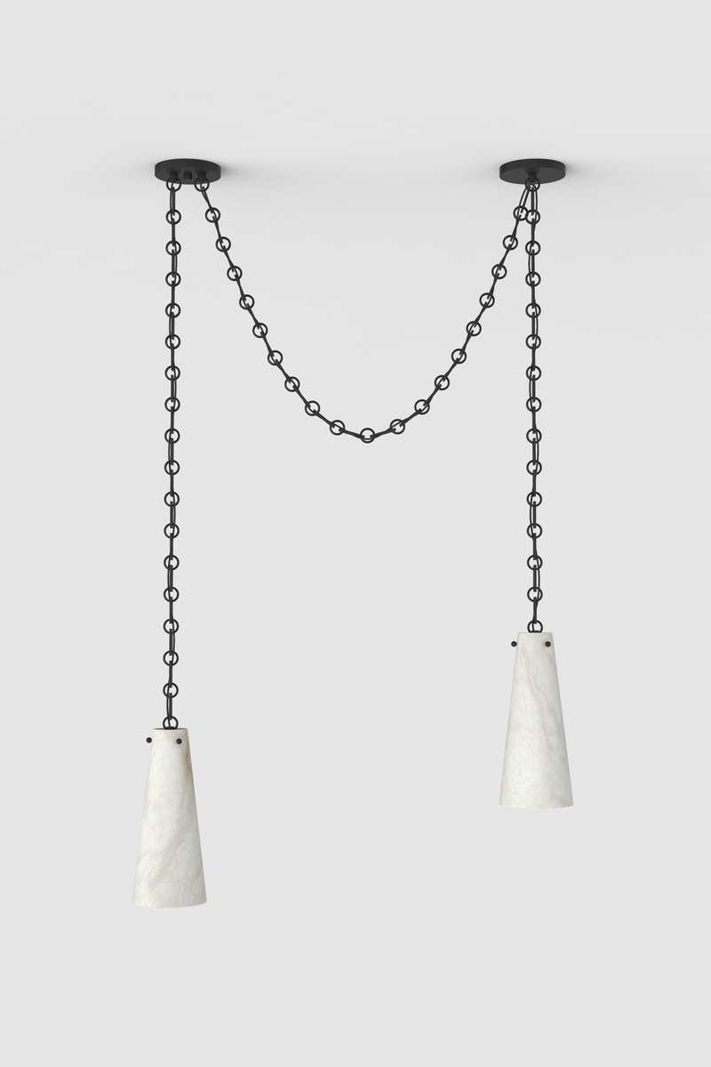 Lucca Alabaster Chandelier 2 BLK
