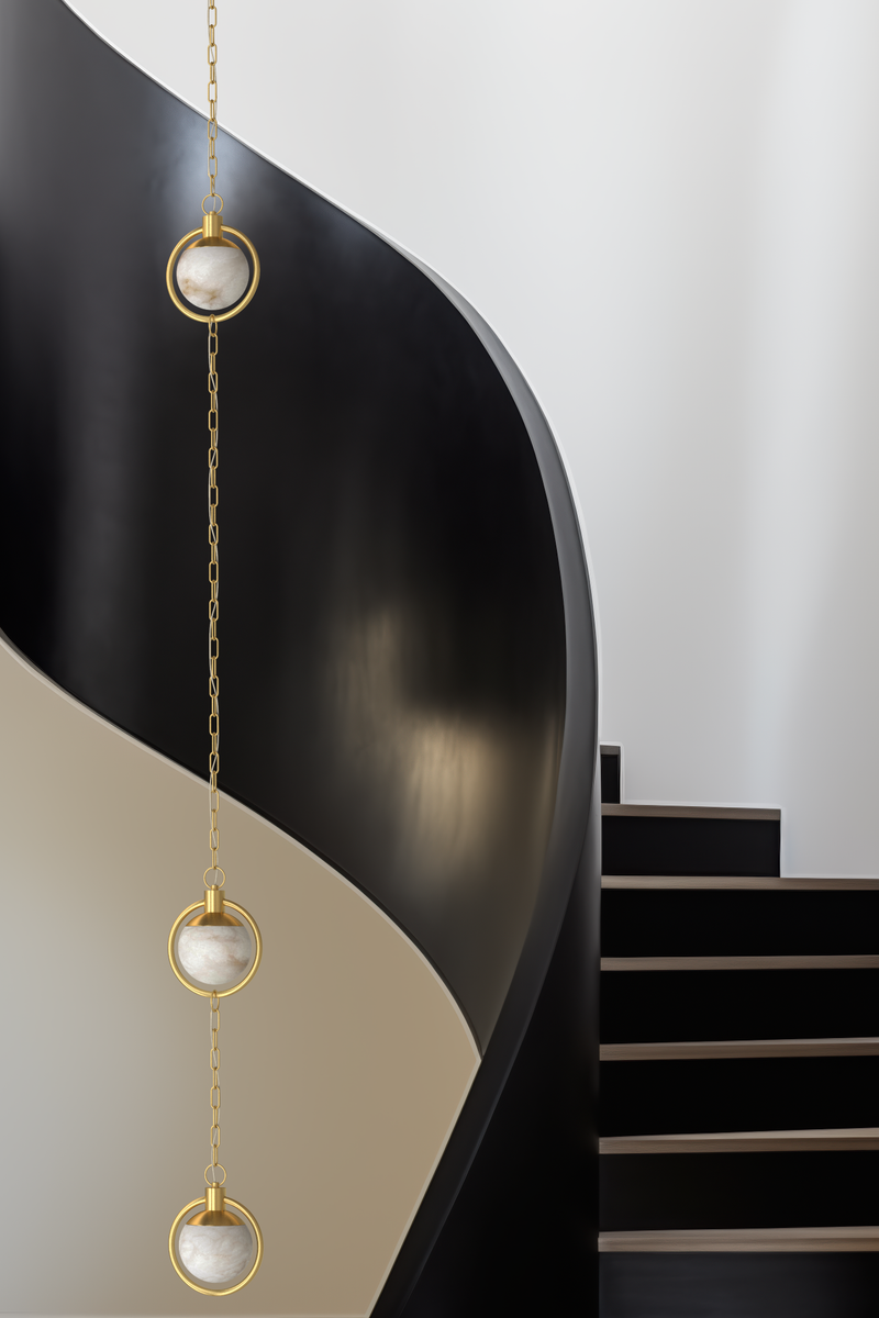 Trento Alabaster Pendant 3 BB