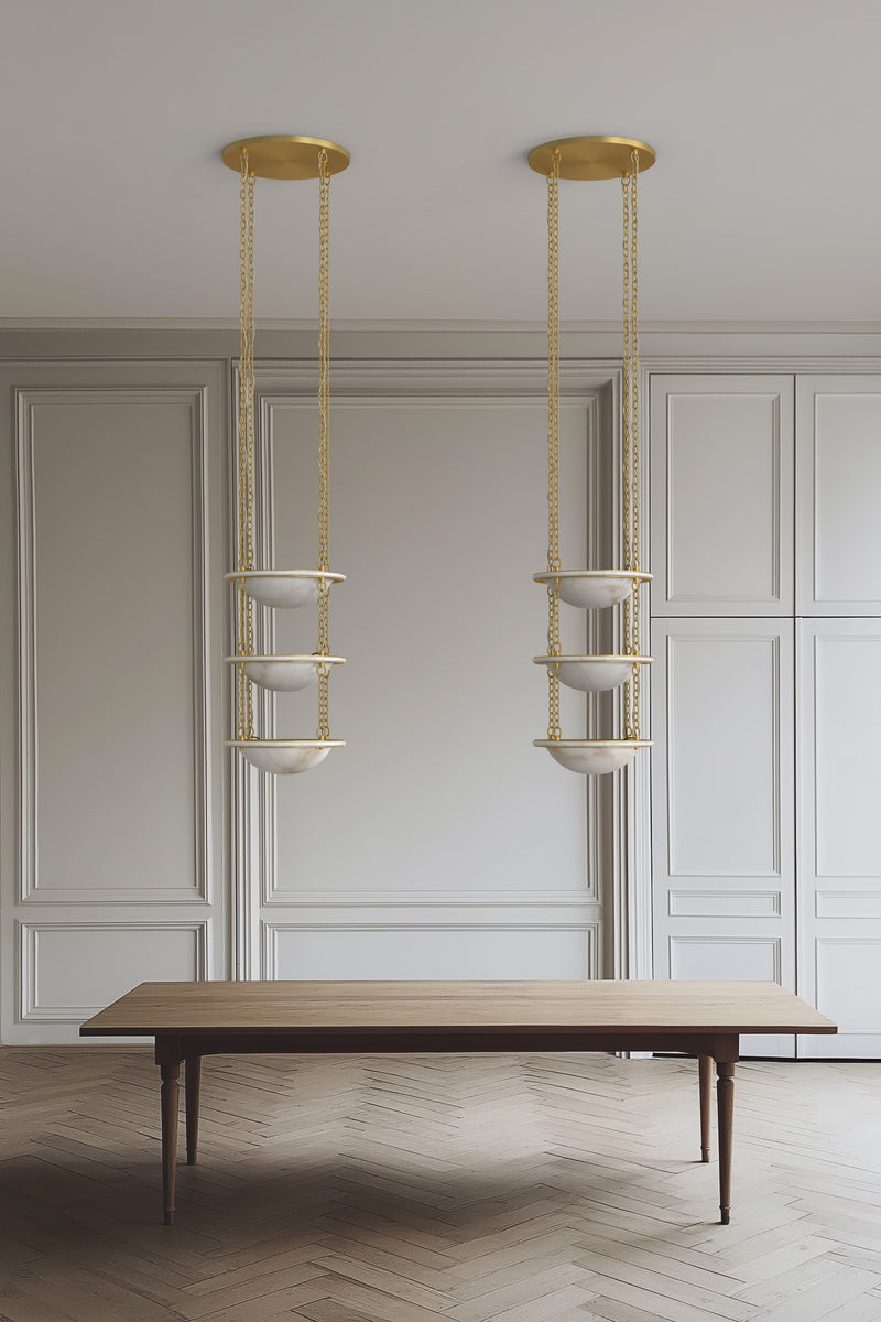 Vara Alabaster Chandelier 3 Small BB