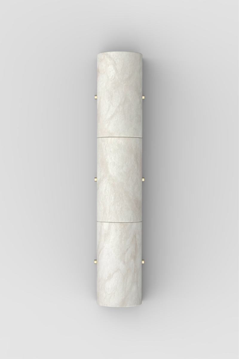 Nova Alabaster Sconce BN