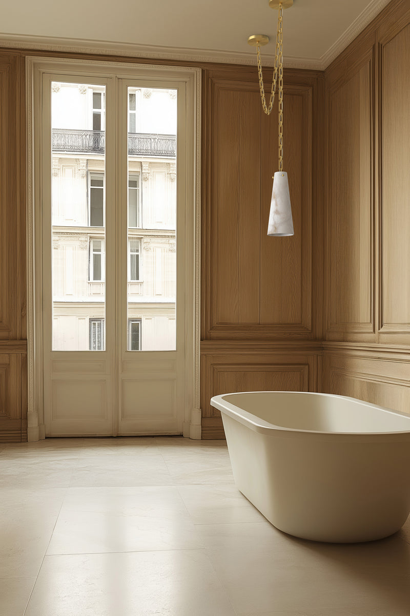 Lucca Alabaster Pendant 1S BB