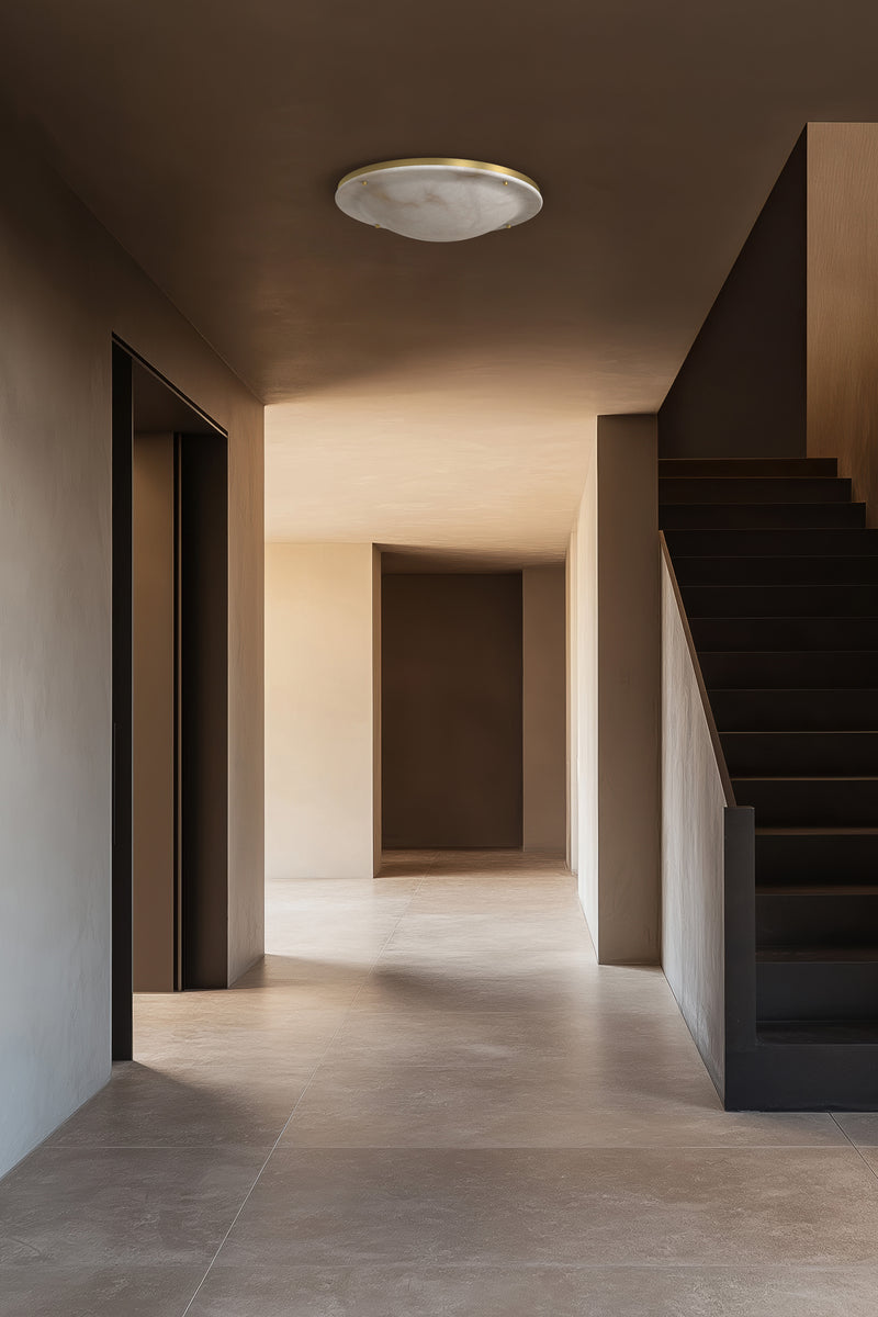 Vara Alabaster Flush Mount BB