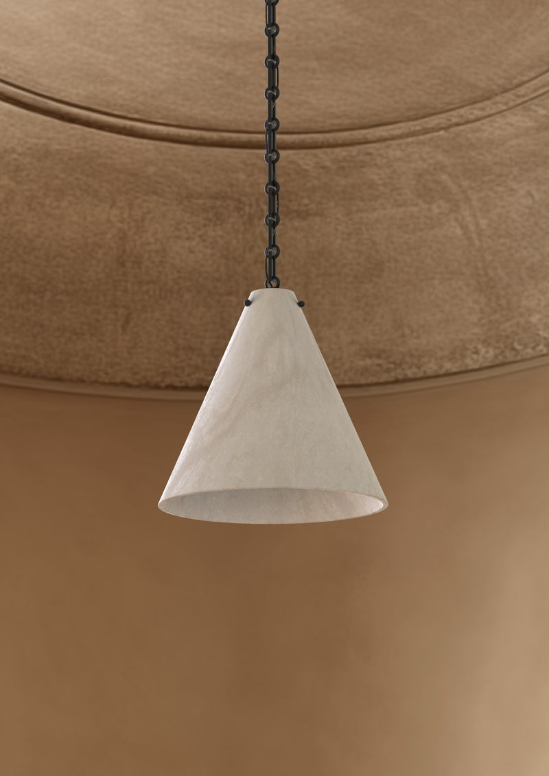 Lucca Alabaster Pendant 2 BLK