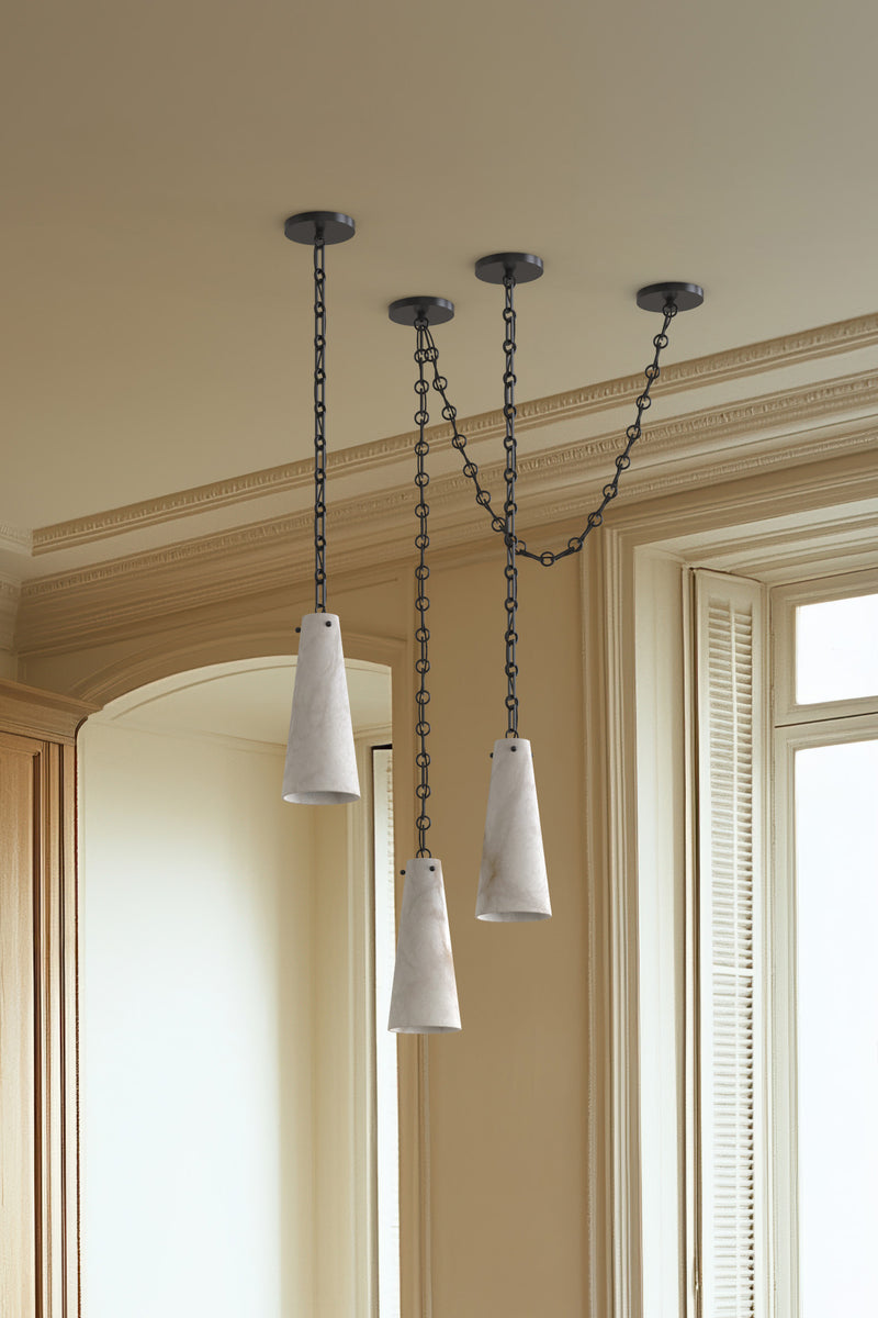 Lucca Alabaster Chandelier 3 BLK