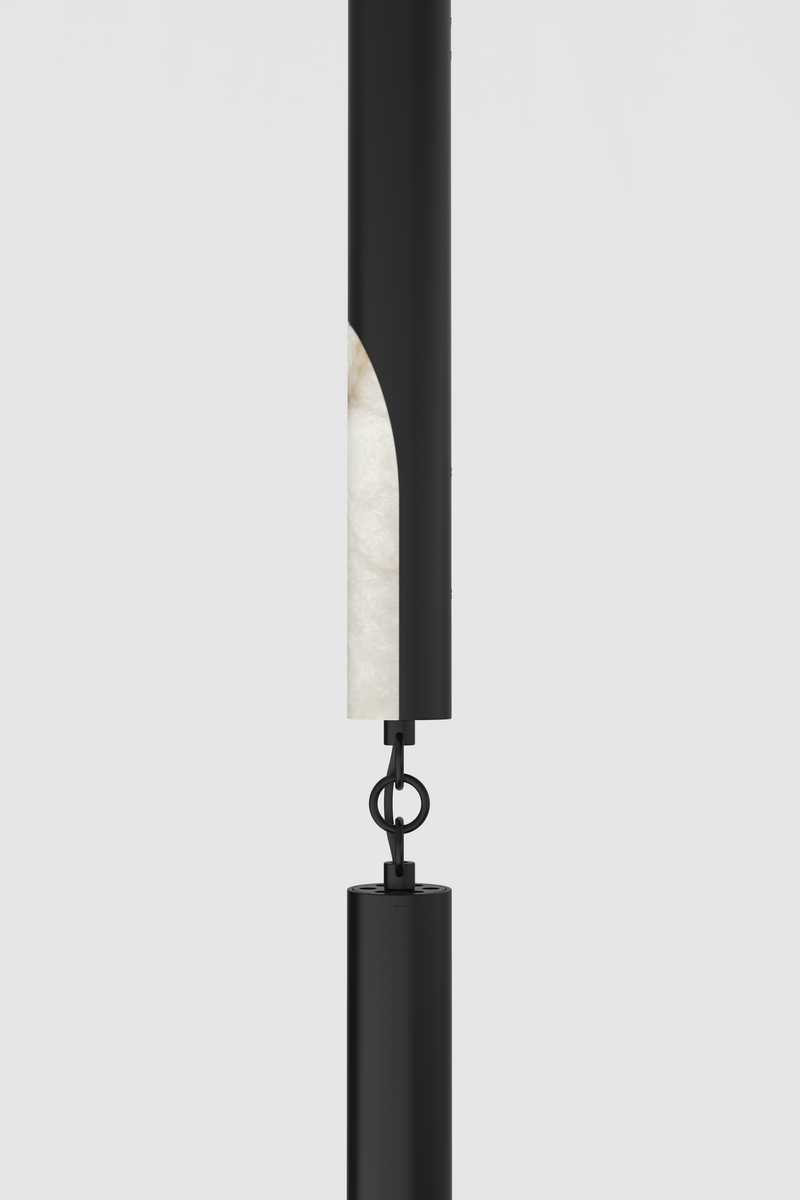 Siena Alabaster Pendant V3 BLK