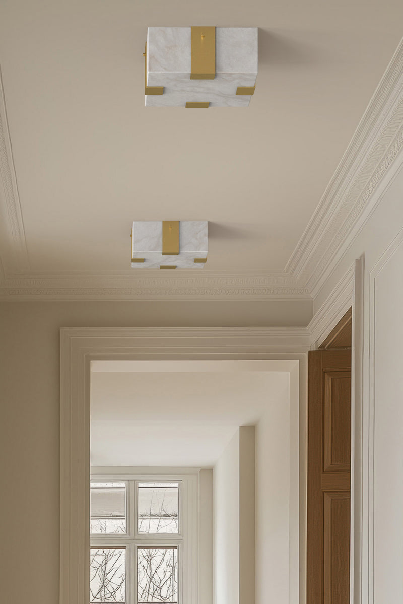 Ponti Alabaster Flush Mount 4C BB