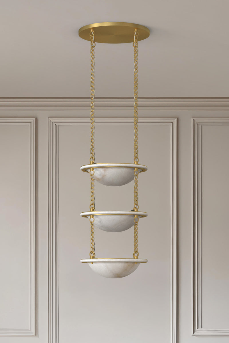 Vara Alabaster Chandelier 3 Small BB