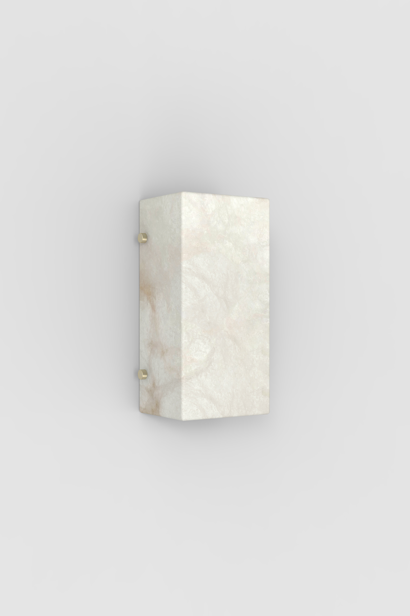 Ponti Alabaster Half Sconce BN