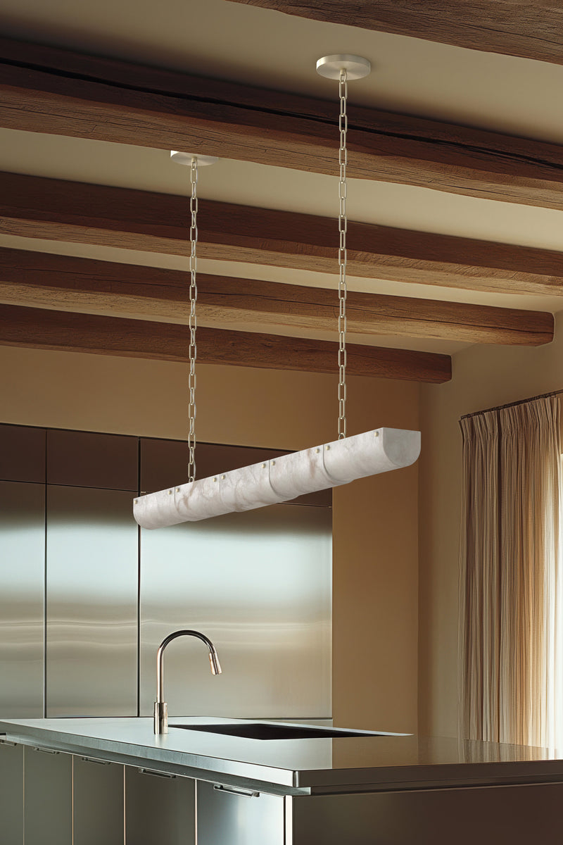 Nova Alabaster Chandelier BN