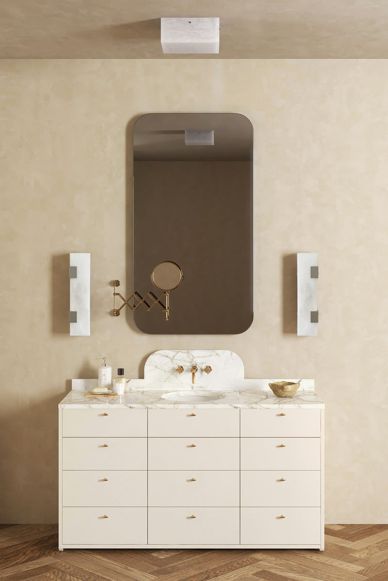 Ponti Alabaster Sconce 2C BN