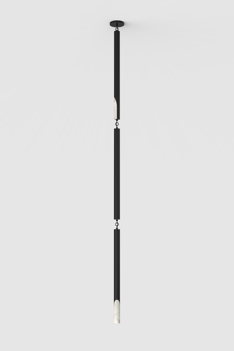 Siena Alabaster Pendant V3 BLK