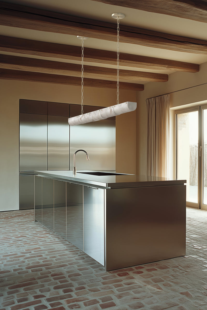 Nova Alabaster Chandelier BN
