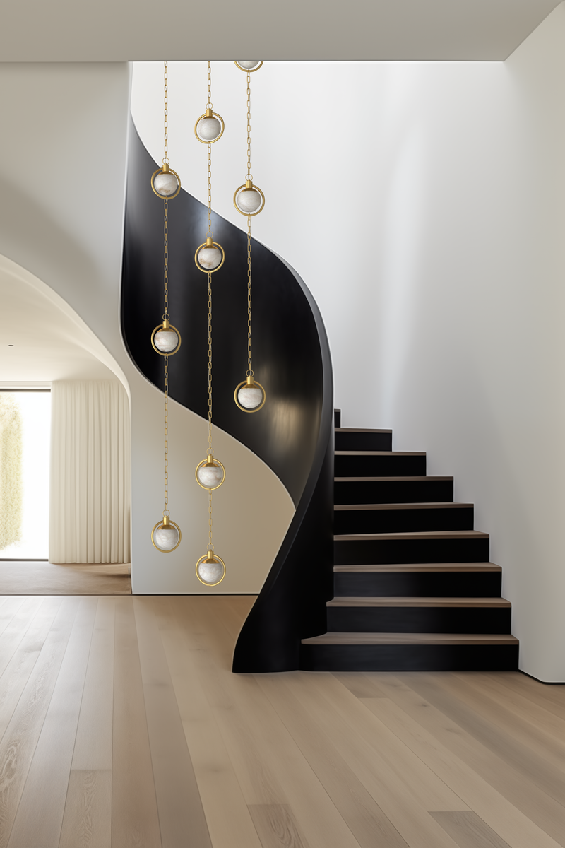 Trento Alabaster Chandelier 3 BB