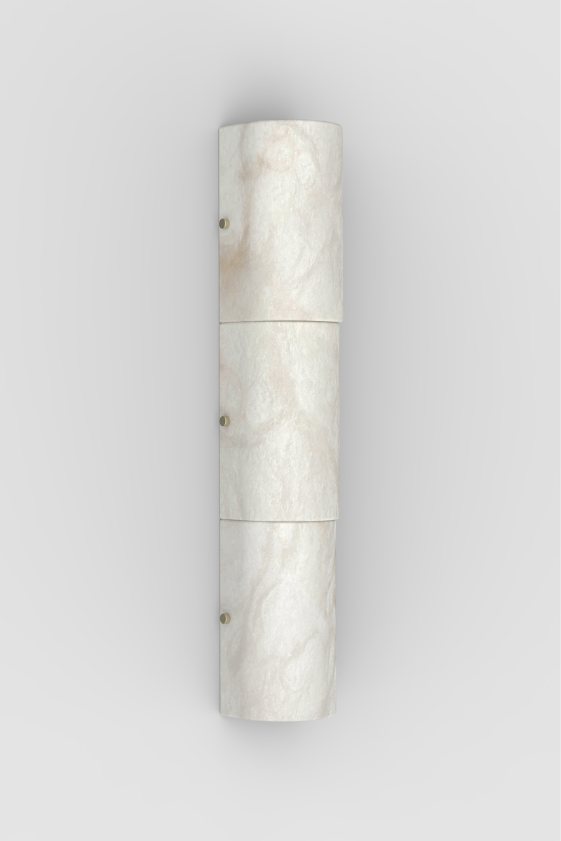 Nova Alabaster Sconce BN