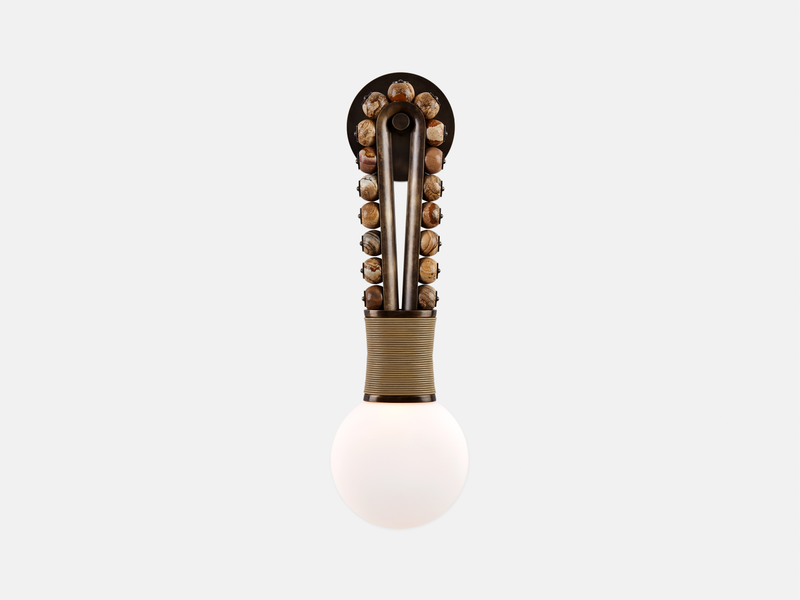 TALISMAN LOOP SCONCE H24.75 x W6" x D4"