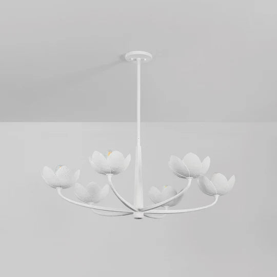 Arcata 6-Light Chandelier Gesso White