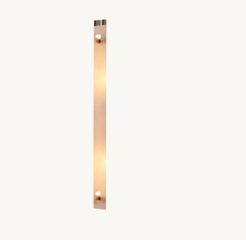 Aurelius Alabaster Rectangular Wall Sconce 25''