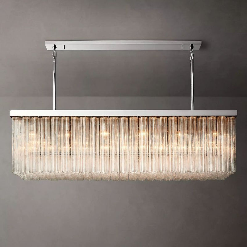 Chelo Rectangle Chandelier 72''W