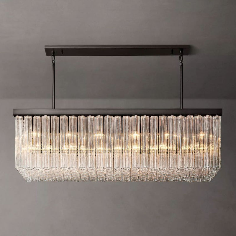 Chelo Rectangle Chandelier 72''W