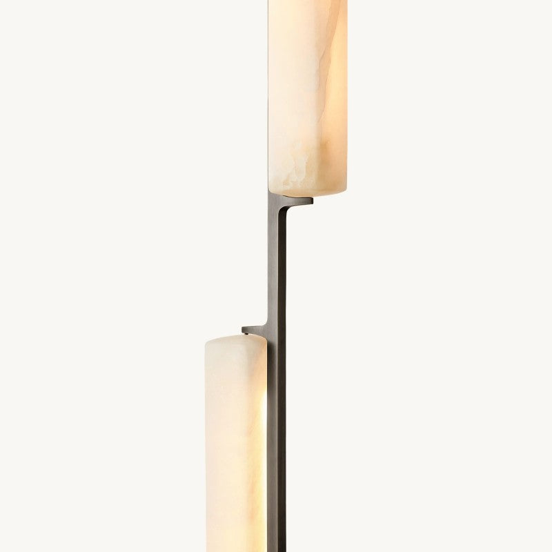 Audon Alabaster Linear Chandelier 54"