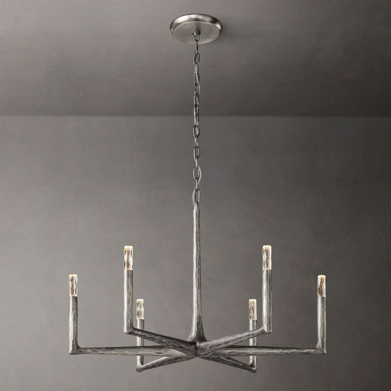 Avarit Forged Round Chandelier 36''