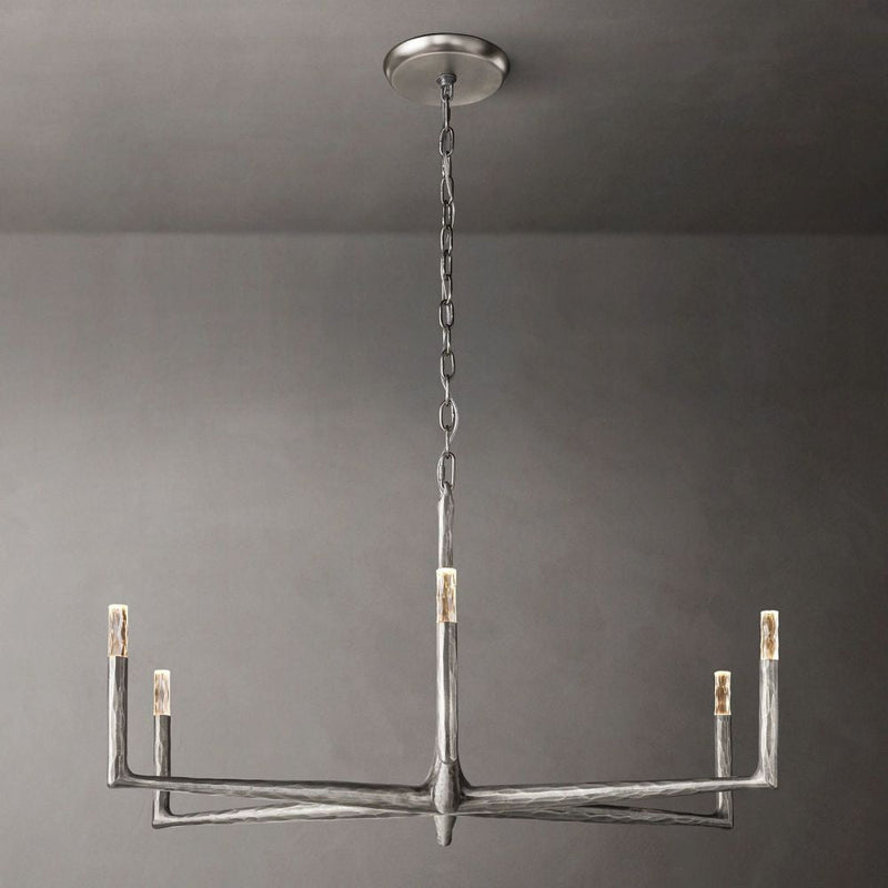 Avarit Forged Round Chandelier 48''
