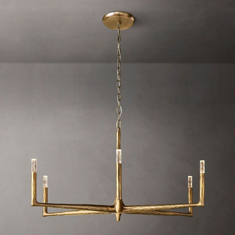 Avarit Forged Round Chandelier 48''