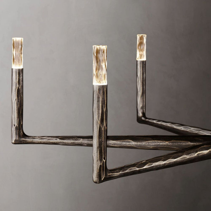 Avarit Forged Round Chandelier 72''