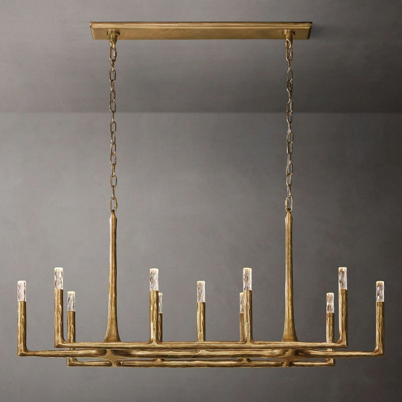 Avarit Forged Linear Chandelier 54''