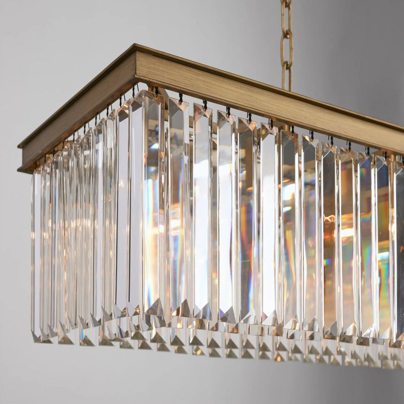 Ryan Rectangular Chandelier 72''W