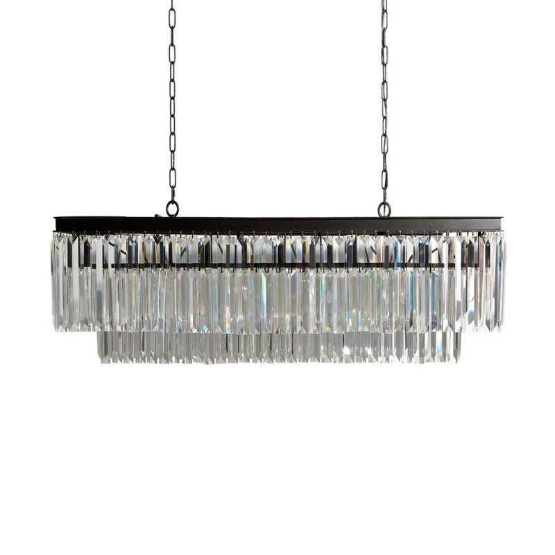 Ryan Tiered Rectangular Chandelier 49''W