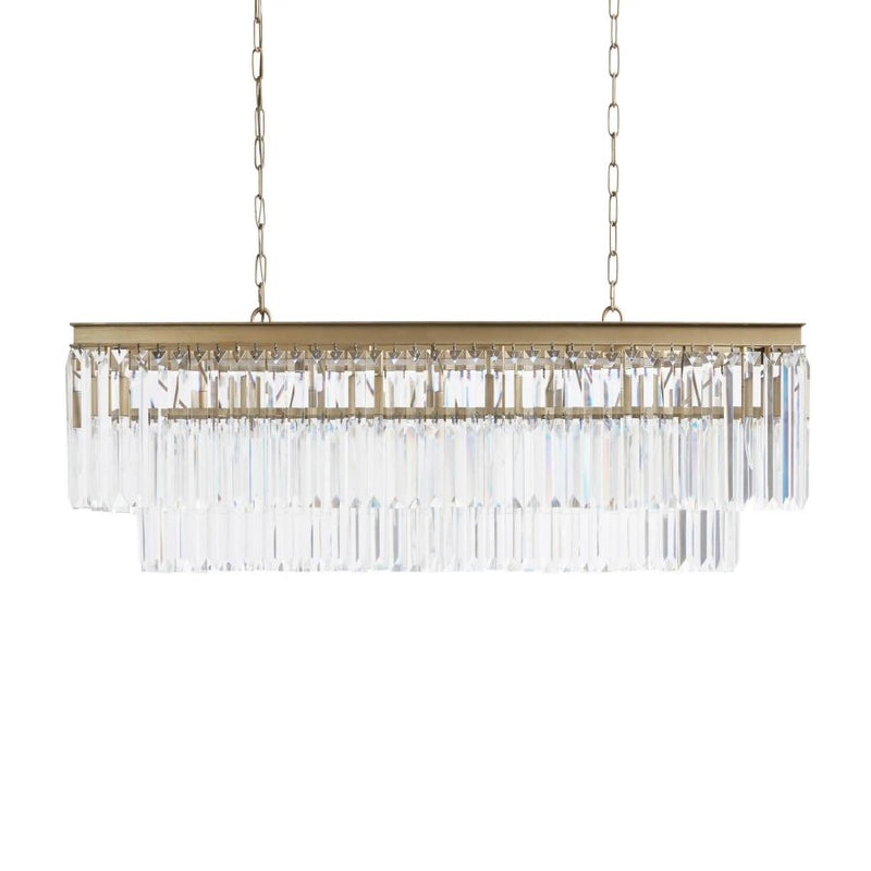 Ryan Tiered Rectangular Chandelier 49''W