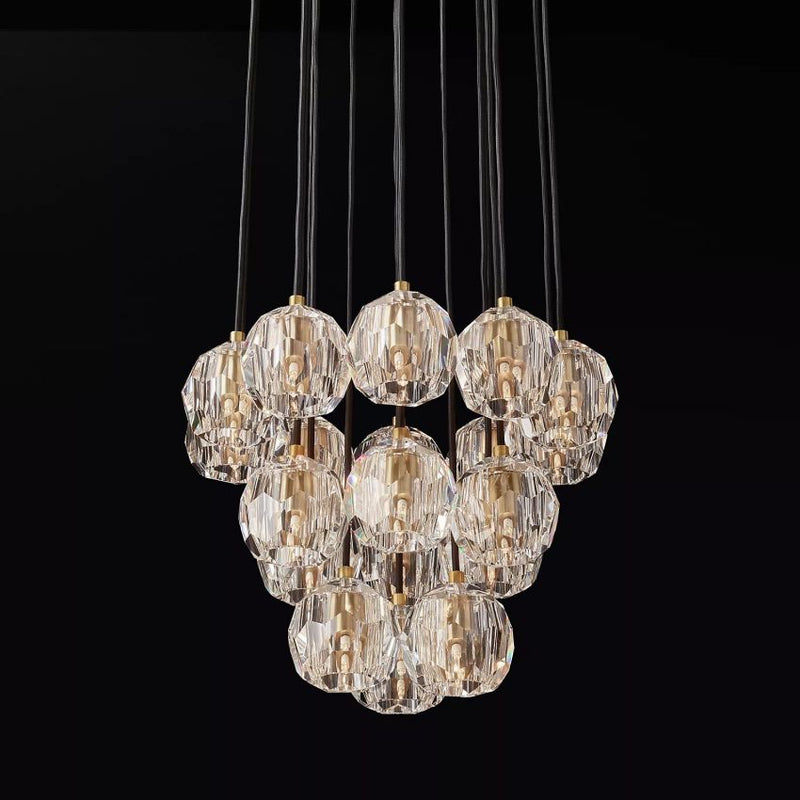 Crespo Round Cluster Chandelier 19''