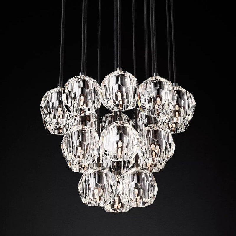 Crespo Round Cluster Chandelier 19''