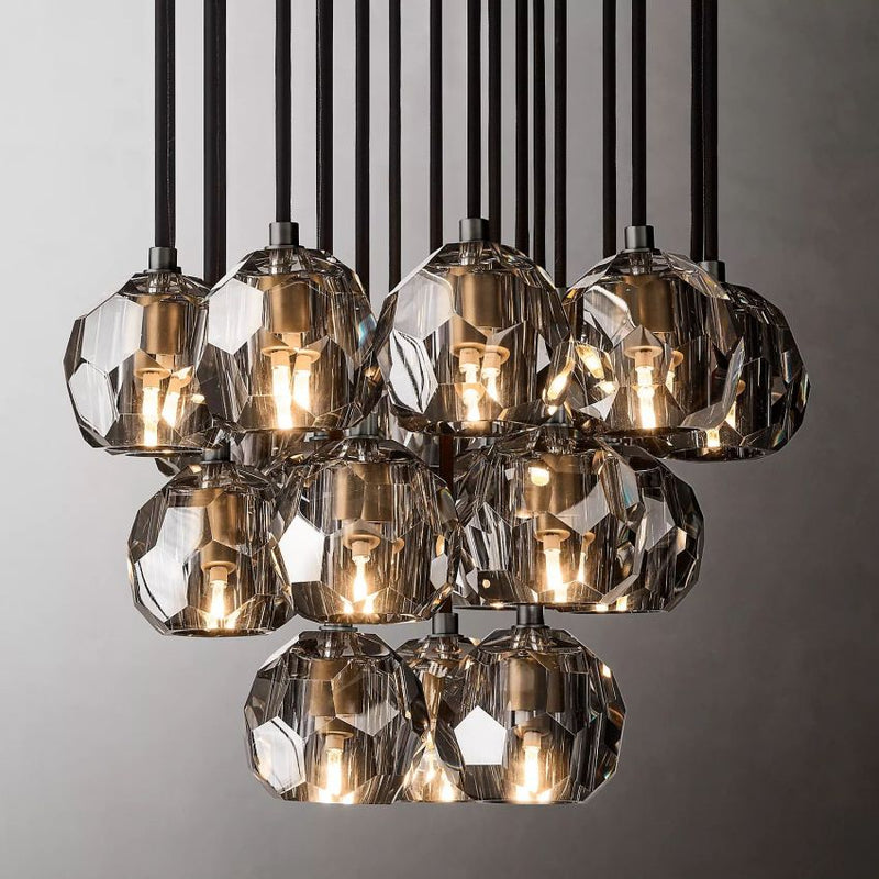 Crespo Round Cluster Chandelier 19''