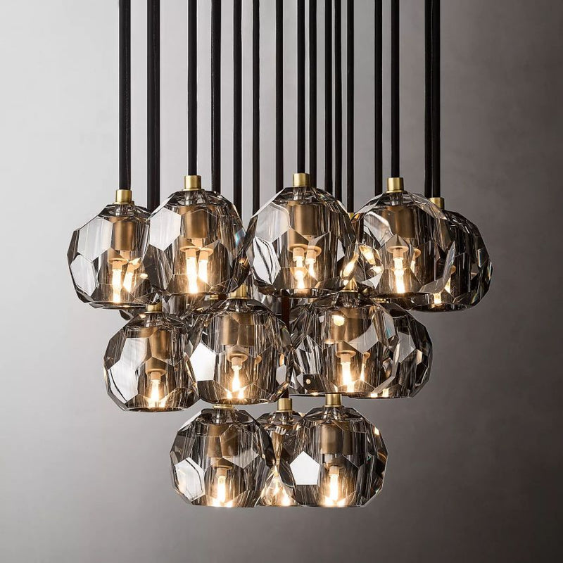Crespo Round Cluster Chandelier 19''